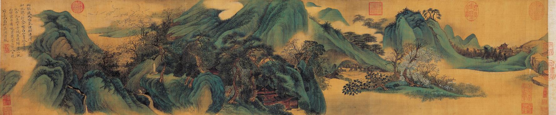 01 吳歷 云白山青圖